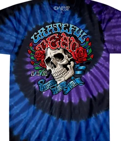 Sale Boston Music Hall Tie-Dye T-Shirt T-Shirt | Grateful Dead