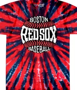 Fashion Boston Red Sox Burst Tie-Dye T-Shirt T-Shirt | Boston Red Sox