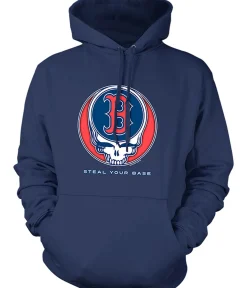 Clearance Boston Red Sox Steal Your Base Navy Hoodie Hoodie | Boston Red Sox