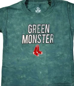 Online Boston Red Sox Youth Green Monster Tie-Dye T-Shirt Kids Youth | Boston Red Sox