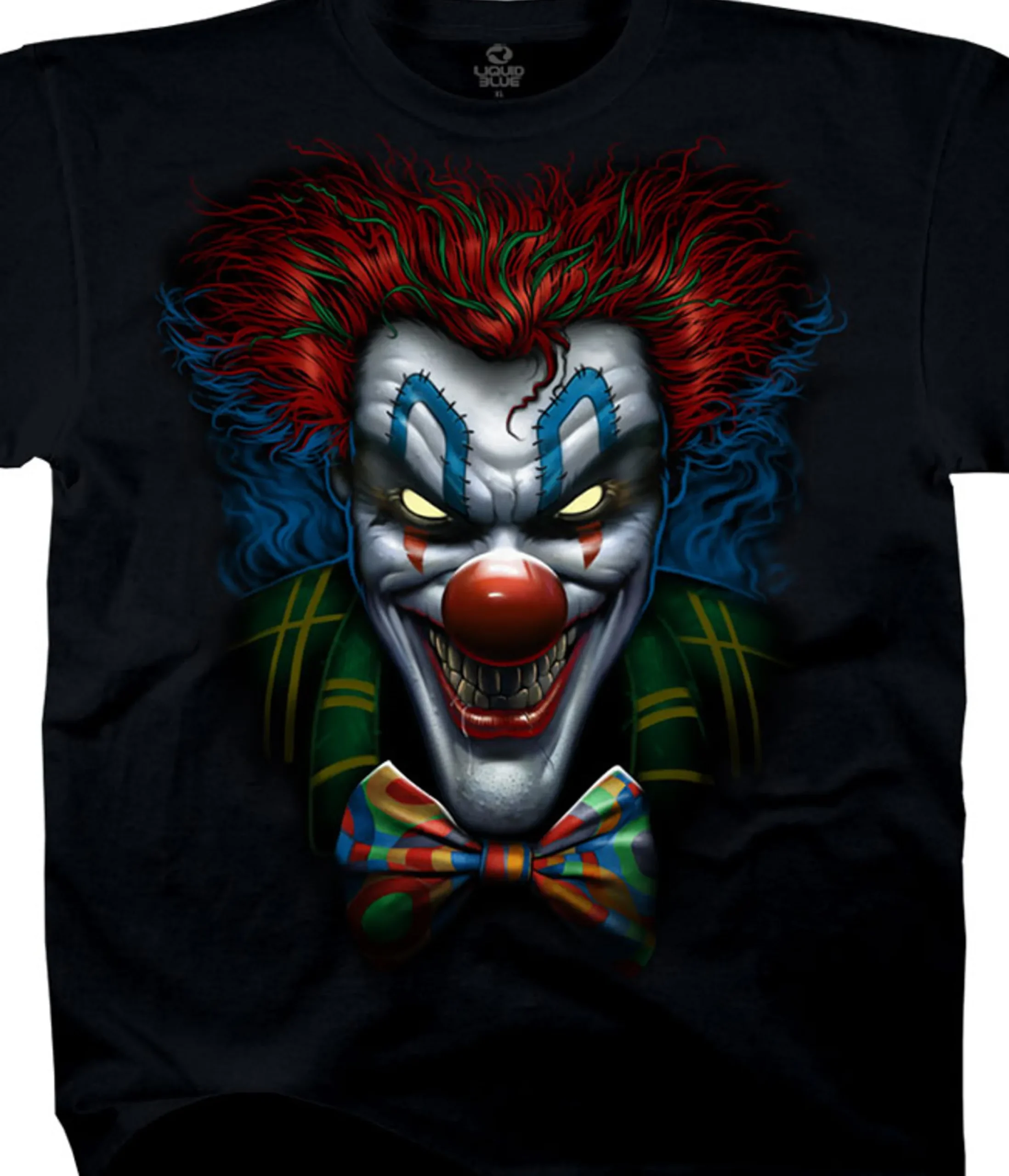 Discount Bow Tie Clown Black T-Shirt T-Shirt | Halloween