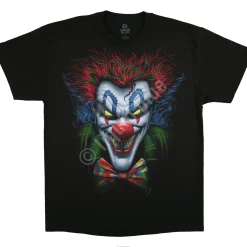 Discount Bow Tie Clown Black T-Shirt T-Shirt | Halloween