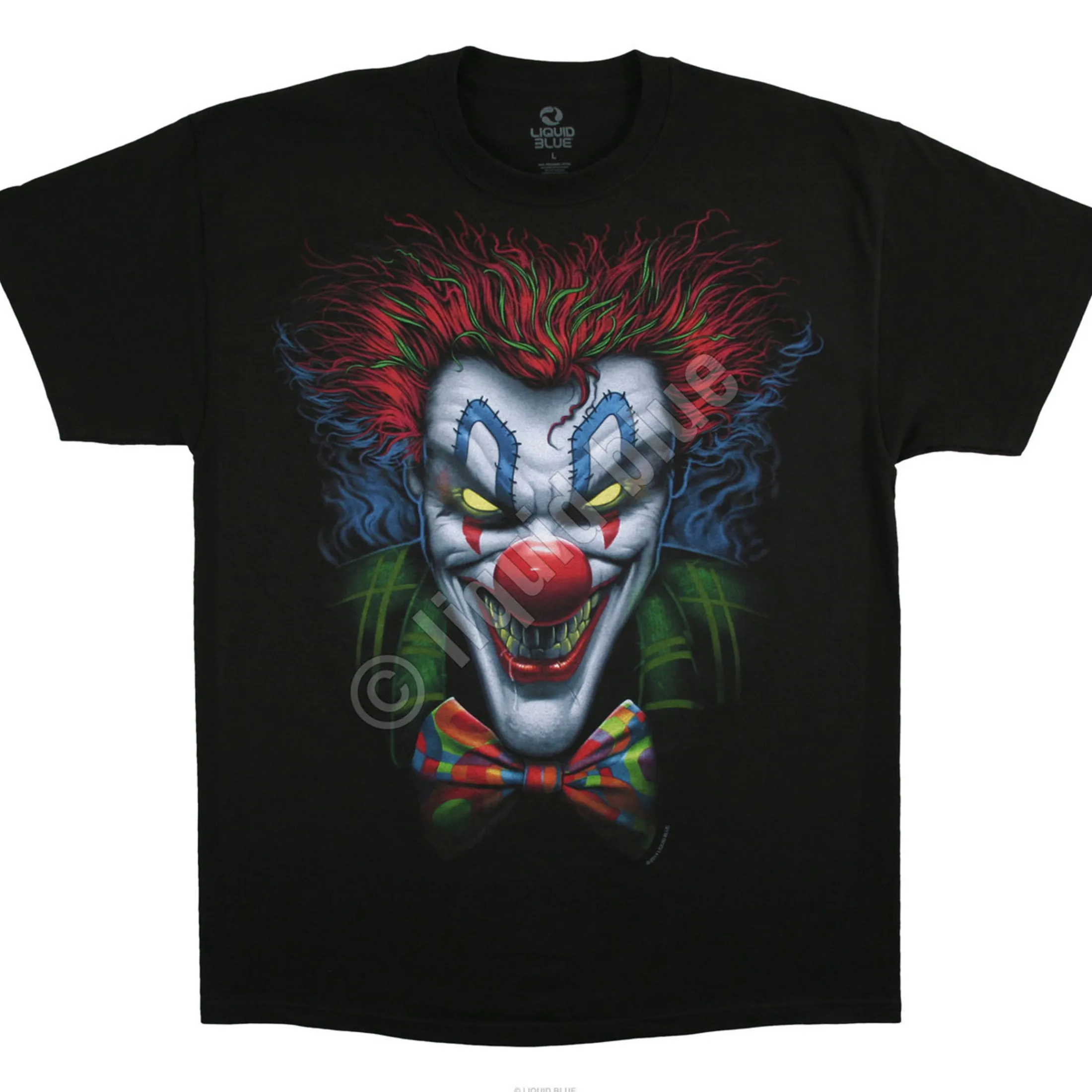 Discount Bow Tie Clown Black T-Shirt T-Shirt | Halloween