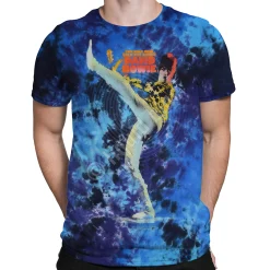 Hot Bowie Kick Tie-Dye T-Shirt T-Shirt | David Bowie