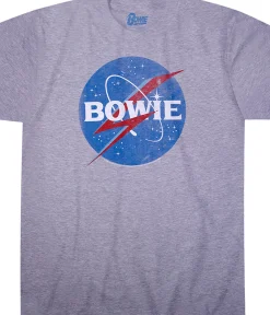 Discount Bowies in Space Heather Poly-Cotton T-Shirt Poly-Cotton T-Shirt | David Bowie