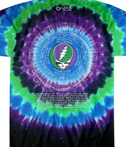 Best Calendar Tie-Dye T-Shirt T-Shirt | Grateful Dead