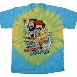 Best C&C Hot Rod Tie-Dye T-Shirt T-Shirt | Cheech And Chong