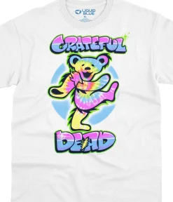 Hot Carnival Bear White T-Shirt T-Shirt | Grateful Dead