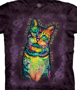 Sale Cats Eyes Classic Cotton T-Shirt T-Shirt | Pets
