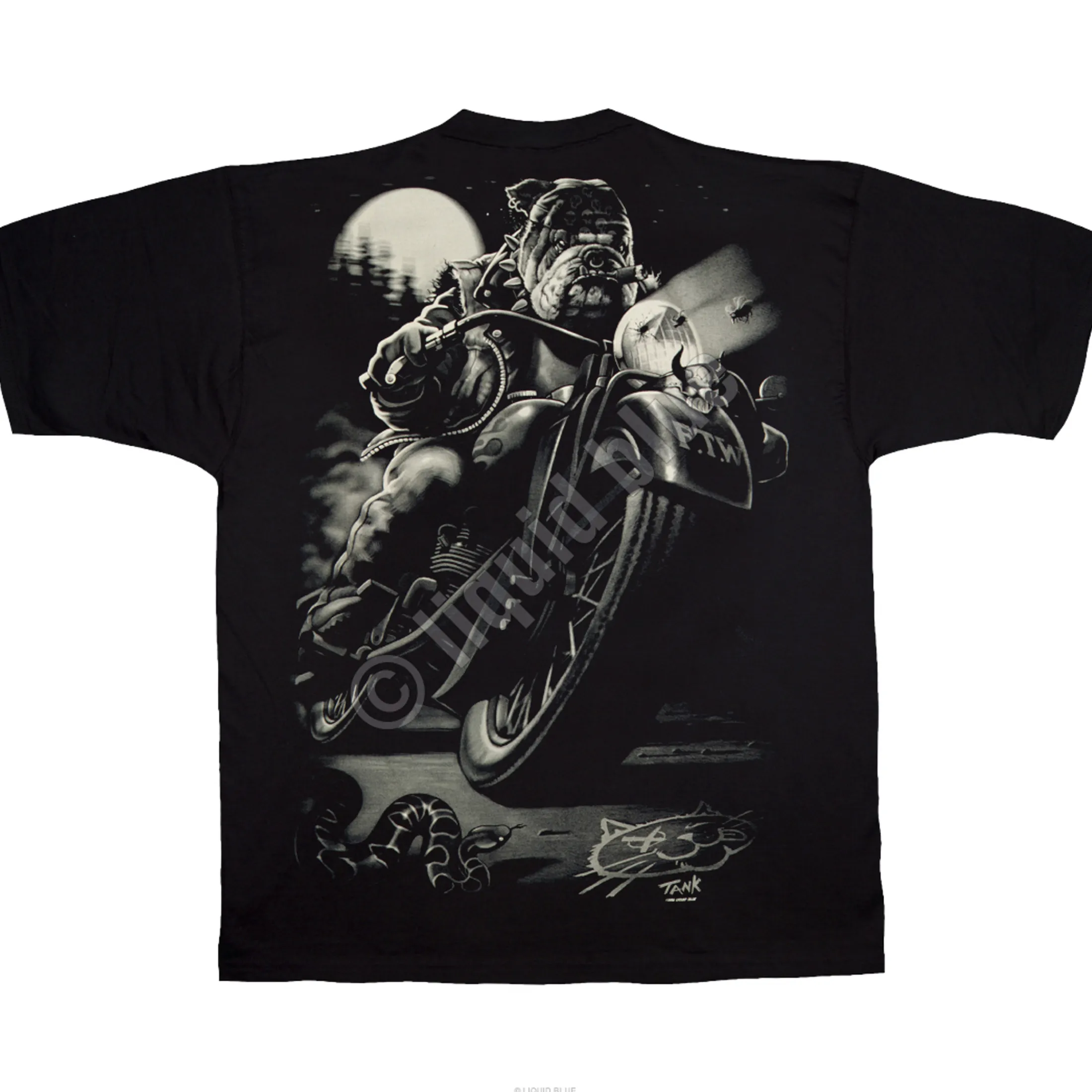 Sale Cats Suck Biker Black T-Shirt T-Shirt | Biker