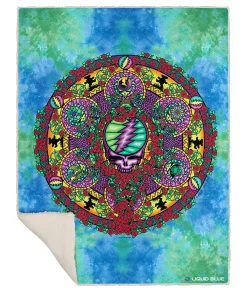 Sale Celtic Mandala Fleece Throw Blanket Grateful Dead | Classic