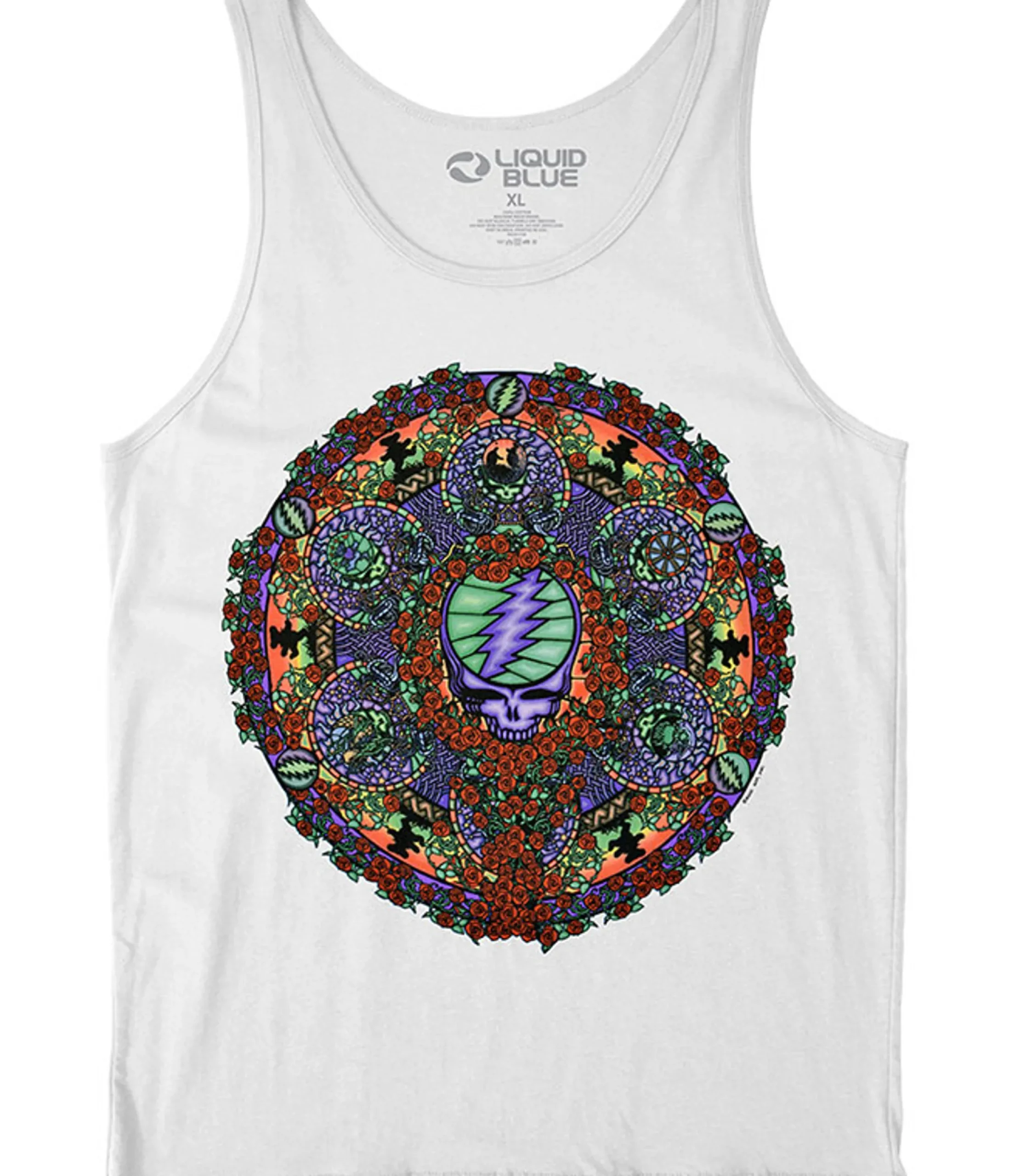 Sale Celtic Mandala White Tank Top T-Shirt Tank Top | Grateful Dead
