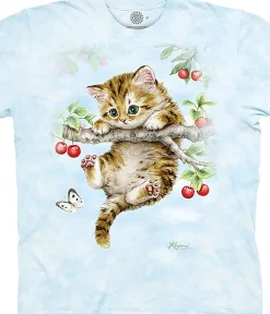 Outlet Cherry Kitten Kids' T-Shirt Kids Youth | Pets