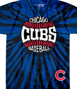 Discount Chicago Cubs Burst Tie-Dye T-Shirt T-Shirt | Chicago Cubs