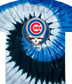 Sale Chicago Cubs Steal Your Base Tie-Dye T-Shirt T-Shirt | Chicago Cubs