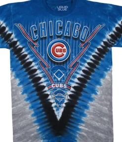 Fashion Chicago Cubs V Tie-Dye T-Shirt T-Shirt | Chicago Cubs