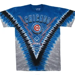 Fashion Chicago Cubs V Tie-Dye T-Shirt T-Shirt | Chicago Cubs