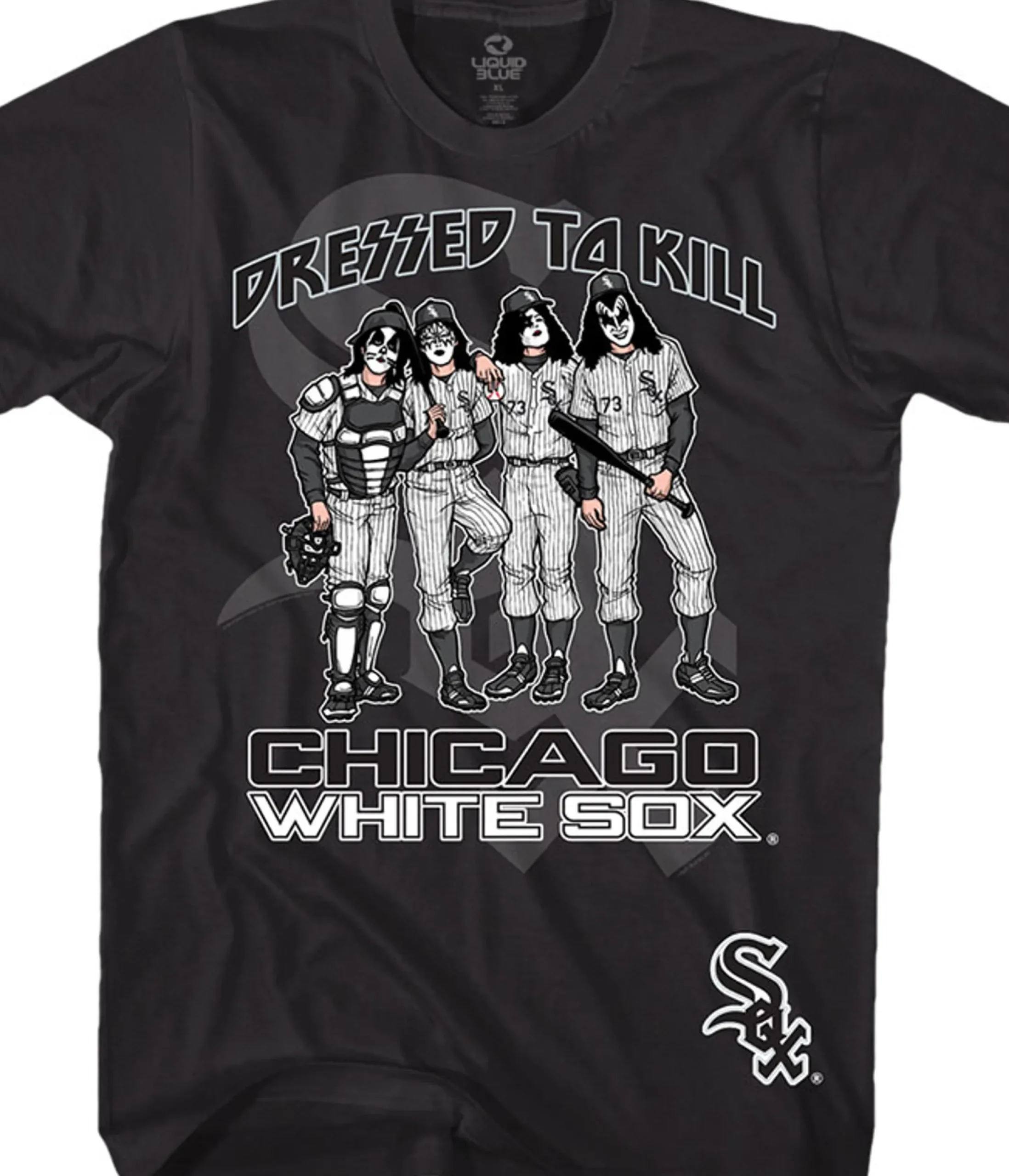 Sale Chicago White Sox Dressed to Kill Black T-Shirt T-Shirt | Chicago White Sox