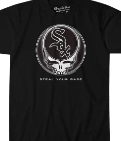Online Chicago White Sox Steal Your Base Black Athletic T-Shirt Athletic T-Shirt | Chicago White Sox