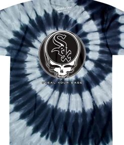 Sale Chicago White Sox Steal Your Base Tie-Dye T-Shirt T-Shirt | Chicago White Sox