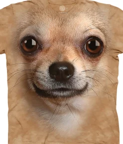 Clearance Chihuahua Face Classic Cotton T-Shirt T-Shirt | Pets