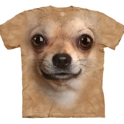Clearance Chihuahua Face Classic Cotton T-Shirt T-Shirt | Pets