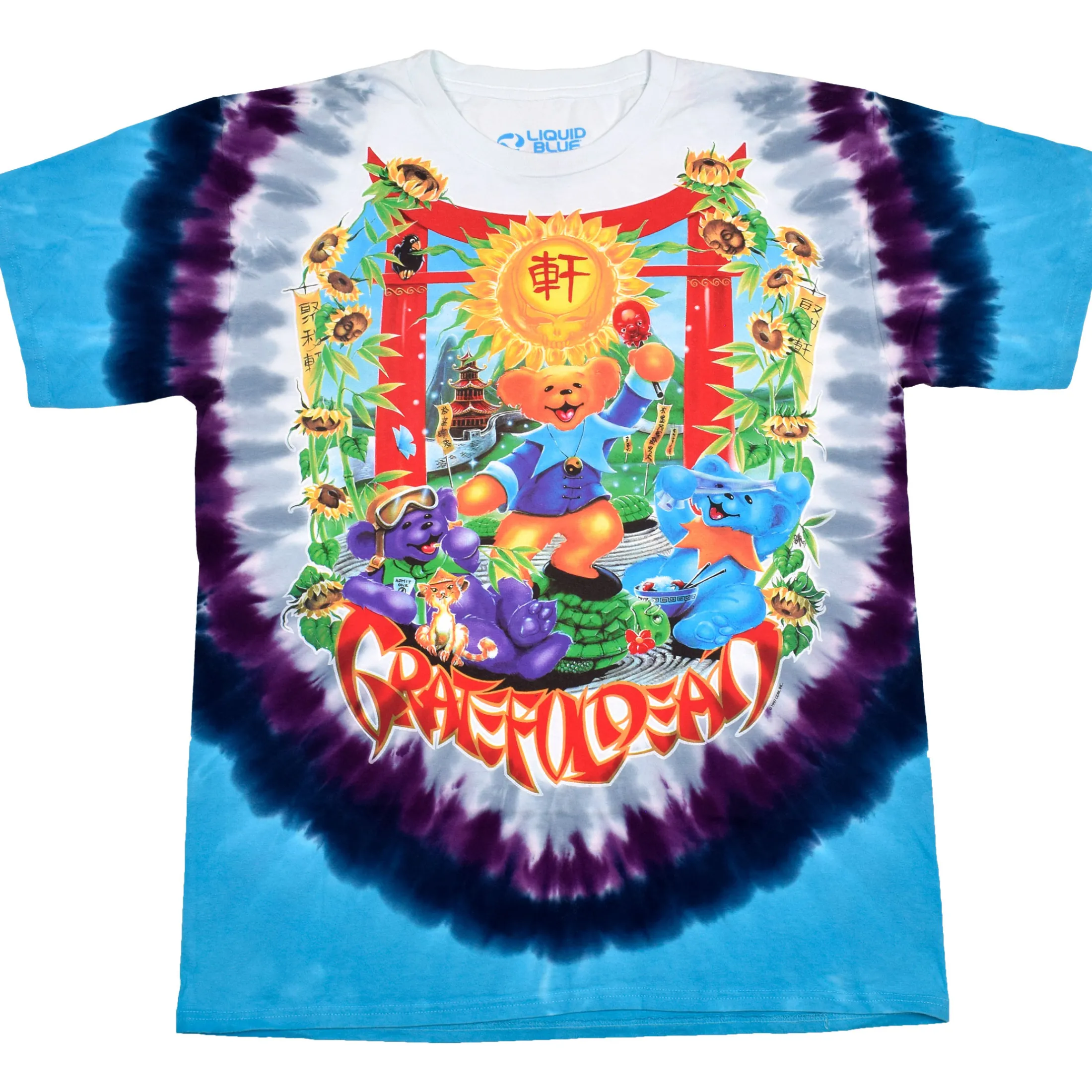 Best China Rider Tie-Dye T-Shirt T-Shirt | Grateful Dead