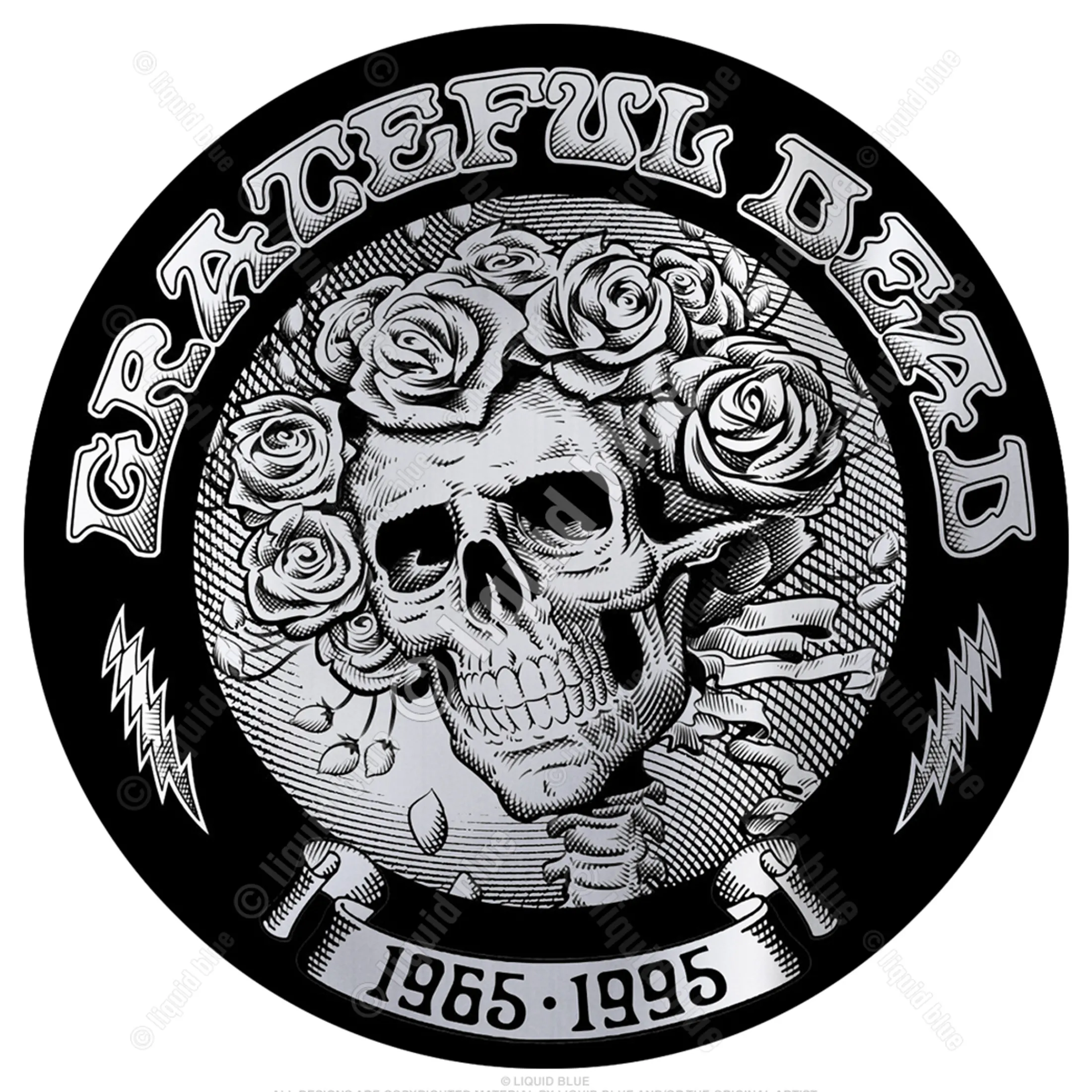 Best Classic Bertha Chrome Sticker Grateful Dead | Classic