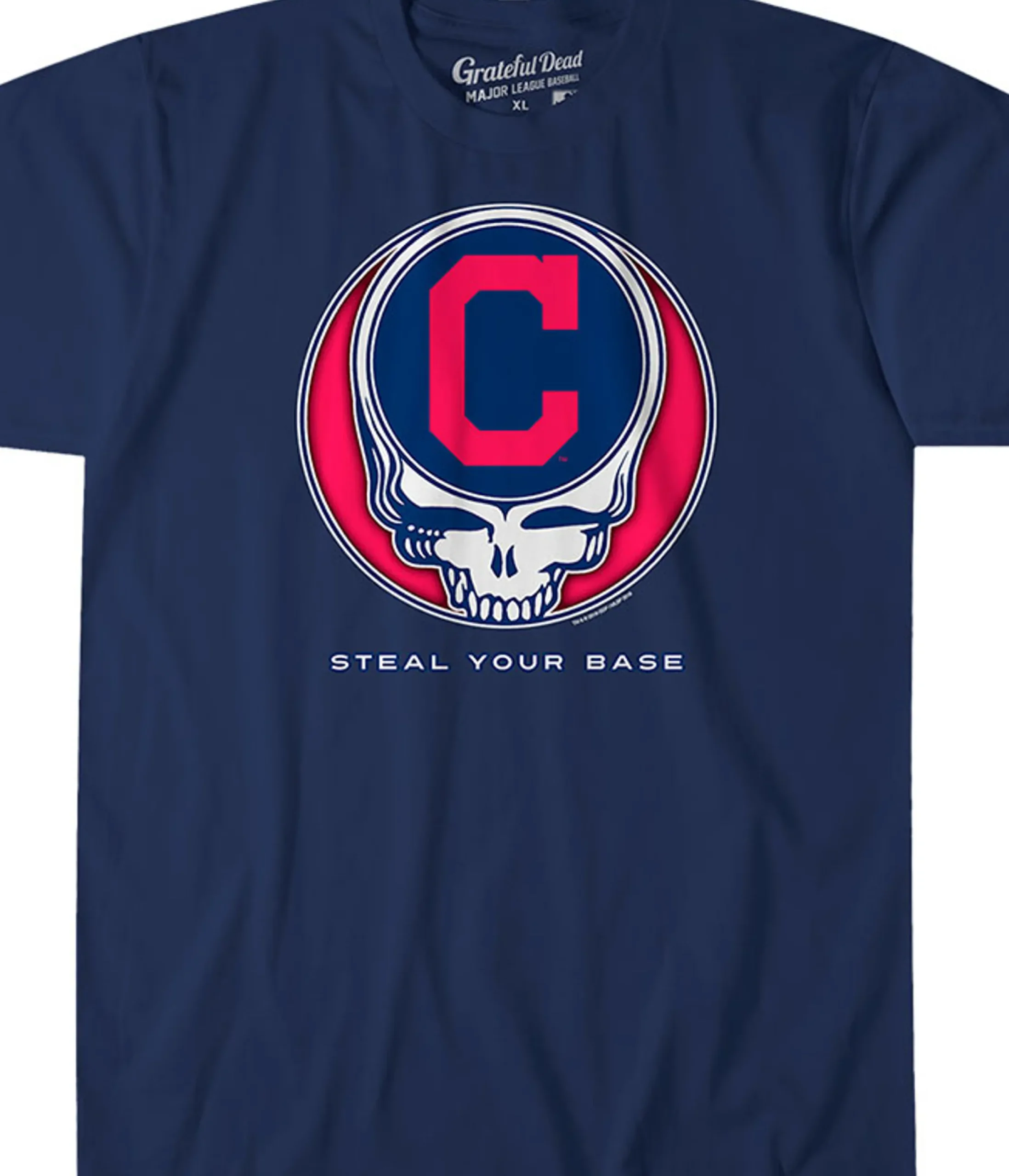 Best Cleveland Guardians Steal Your Base Navy Athletic T-Shirt Athletic T-Shirt | Cleveland Guardians
