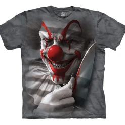 Online Clown Cut Classic Cotton T-Shirt T-Shirt | Halloween