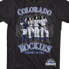 Discount Colorado Rockies Dressed to Kill Black T-Shirt T-Shirt | Colorado Rockies