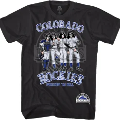 Discount Colorado Rockies Dressed to Kill Black T-Shirt T-Shirt | Colorado Rockies