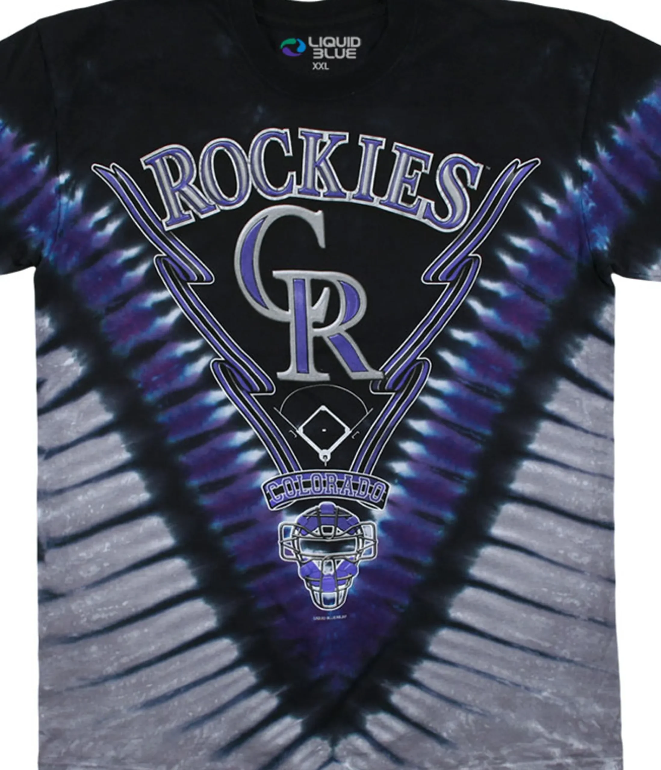 Best Colorado Rockies V Tie-Dye T-Shirt T-Shirt | Colorado Rockies