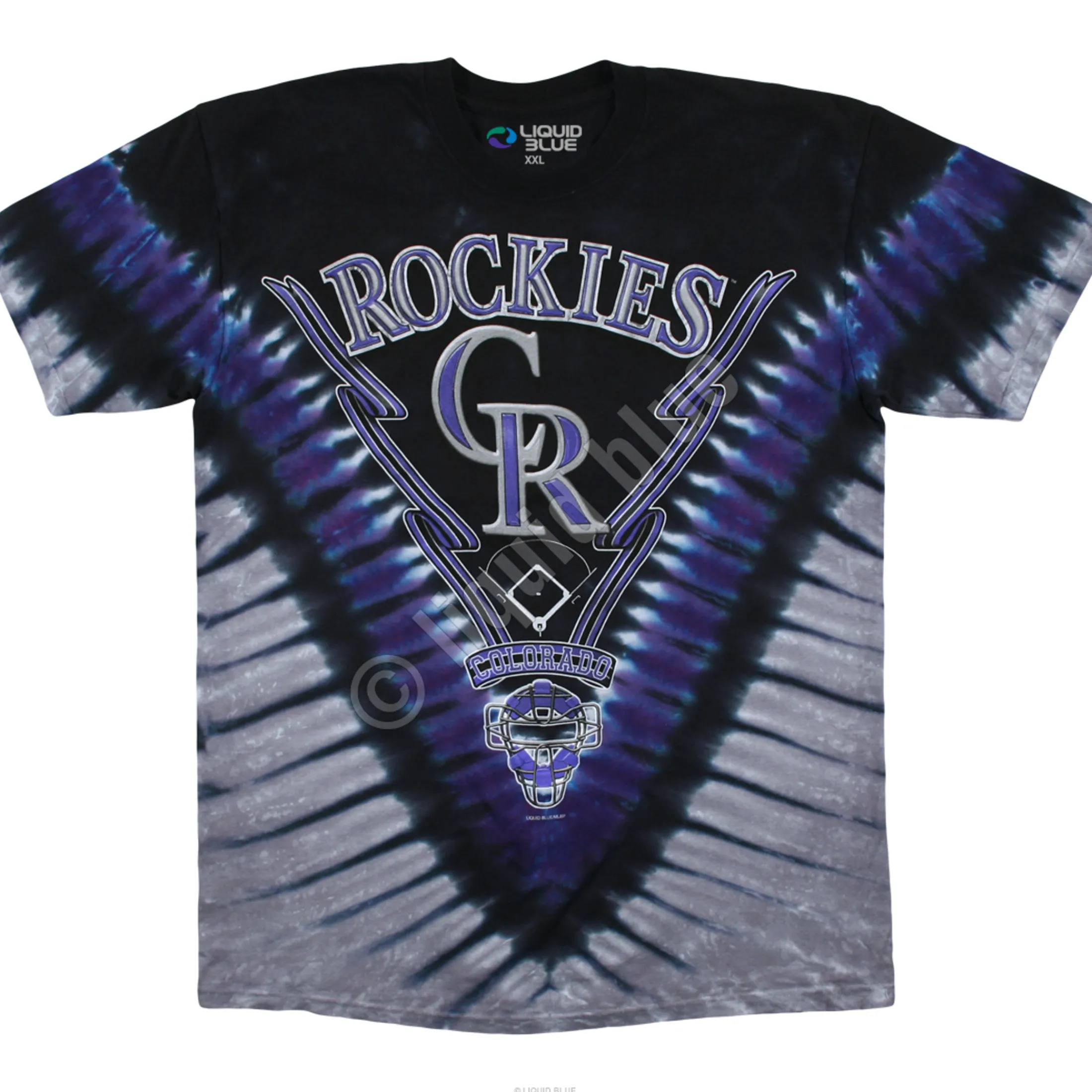 Best Colorado Rockies V Tie-Dye T-Shirt T-Shirt | Colorado Rockies