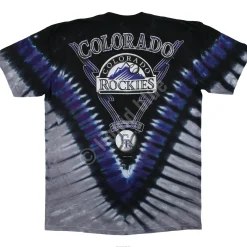 Best Colorado Rockies V Tie-Dye T-Shirt T-Shirt | Colorado Rockies