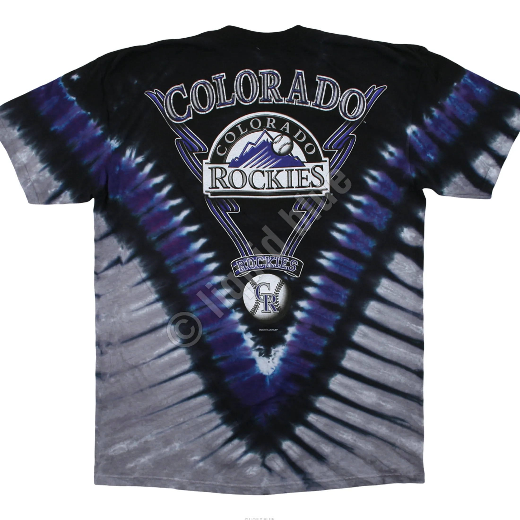 Best Colorado Rockies V Tie-Dye T-Shirt T-Shirt | Colorado Rockies