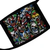 Clearance Colored Clowns Face Covering Face Coverings | Liquid Blue