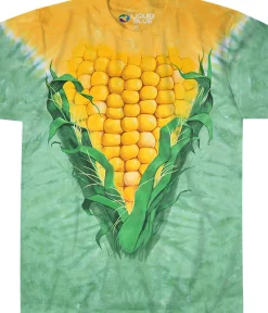 New Corn Tie-Dye T-Shirt T-Shirt | Food