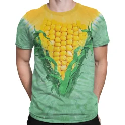 New Corn Tie-Dye T-Shirt T-Shirt | Food
