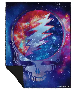 Online Cosmic Stealie Fleece Throw Blanket Grateful Dead | Classic