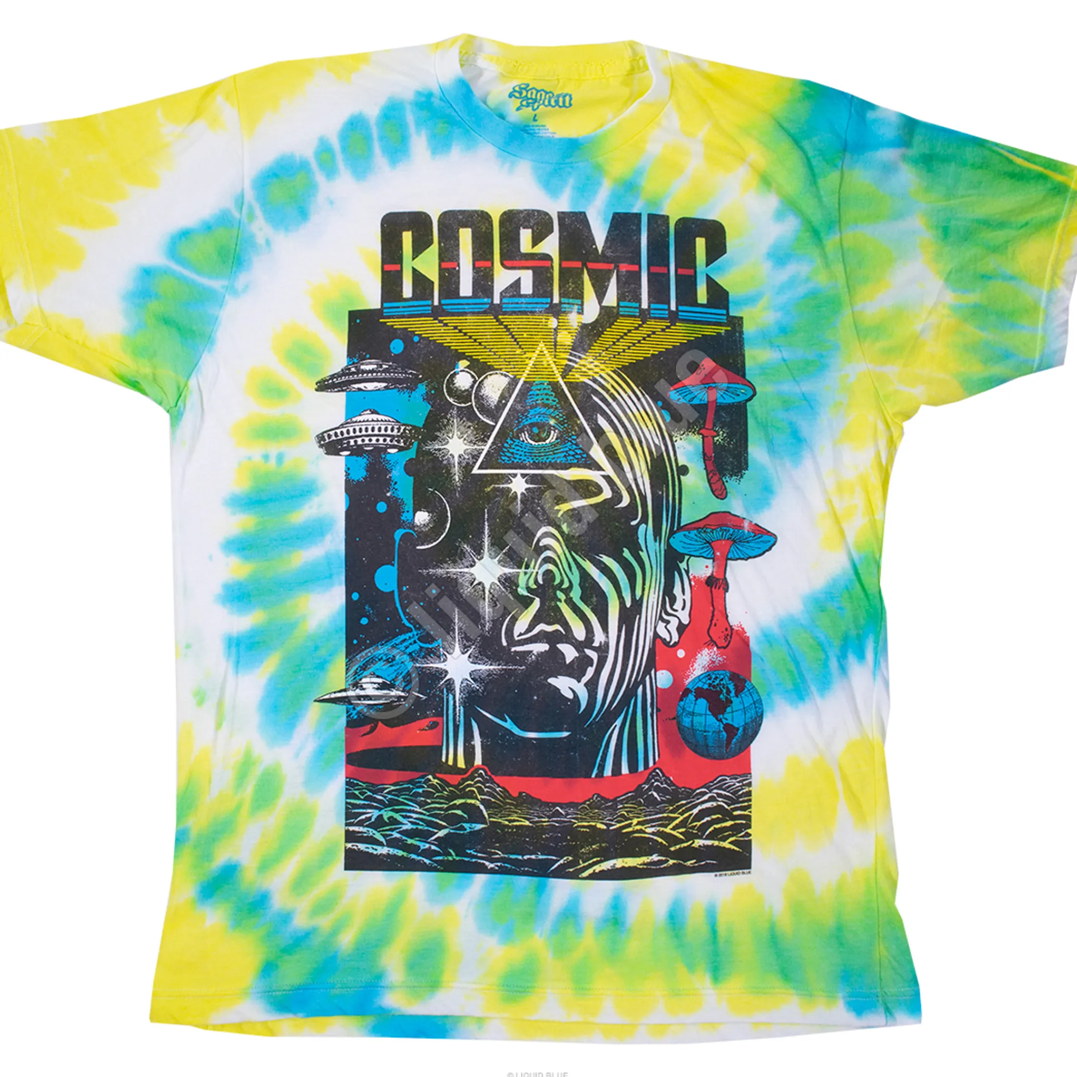 Sale Cosmic Tie-Dye T-Shirt T-Shirt | Light Fantasy