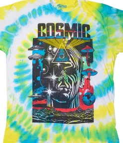 Sale Cosmic Tie-Dye T-Shirt T-Shirt | Light Fantasy