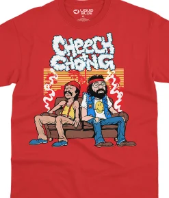 Fashion Couch Locked Red T-Shirt T-Shirt | Cheech And Chong