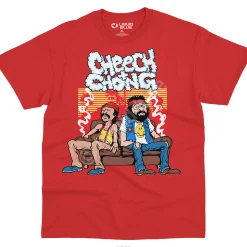 Fashion Couch Locked Red T-Shirt T-Shirt | Cheech And Chong