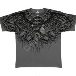 Hot Crypt Caller Grey Athletic T-Shirt Athletic T-Shirt | Halloween