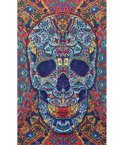 Discount 3D Skull Tapestry Skulls