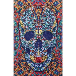 Discount 3D Skull Tapestry Skulls