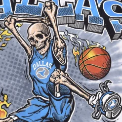 Sale Dallas Dunker Basketball Skeleton Tie-Dye T-Shirt T-Shirt | Basketball