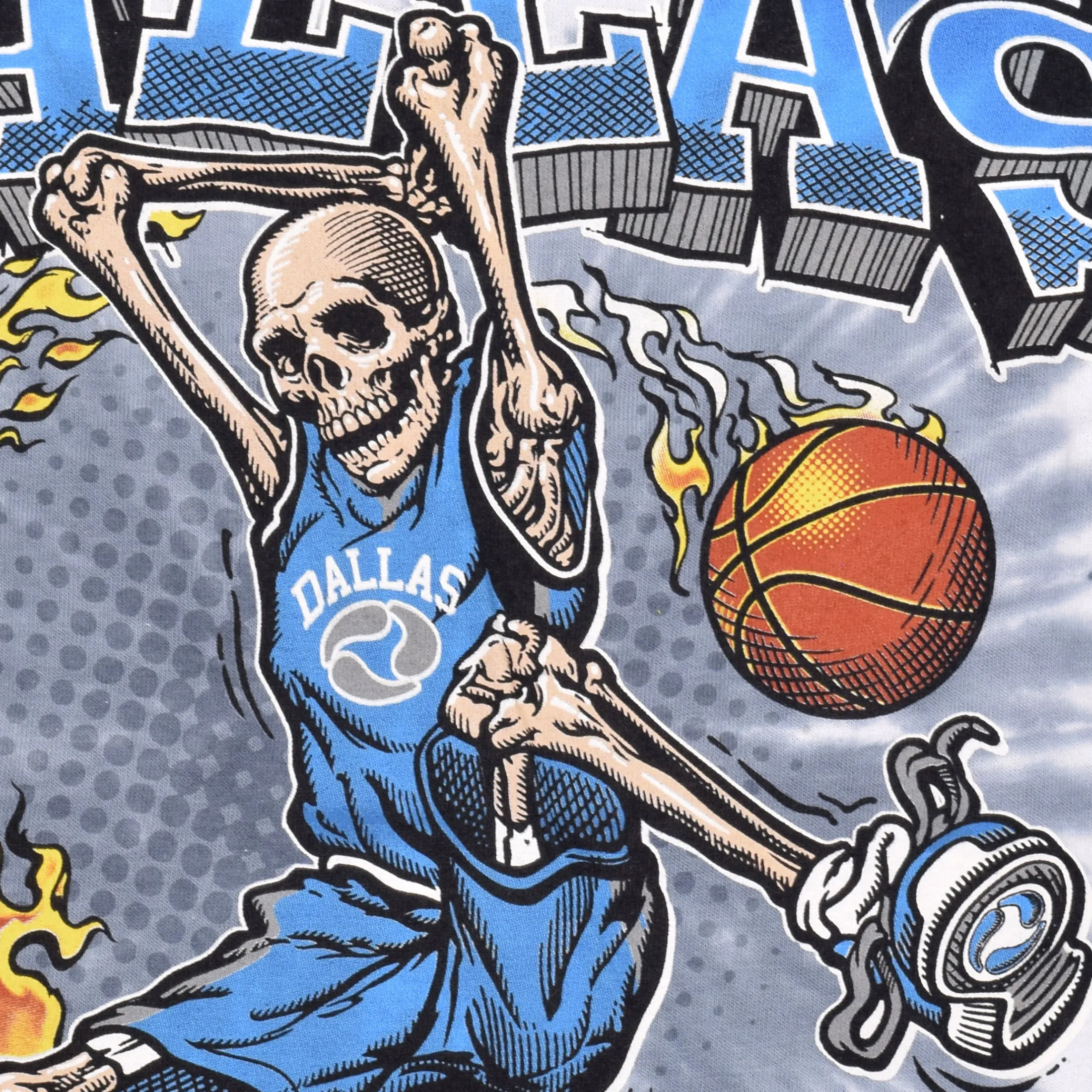 Sale Dallas Dunker Basketball Skeleton Tie-Dye T-Shirt T-Shirt | Basketball