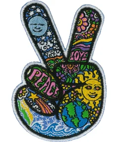 Hot Dan Morris Peace Finger Patch Patches | Americana
